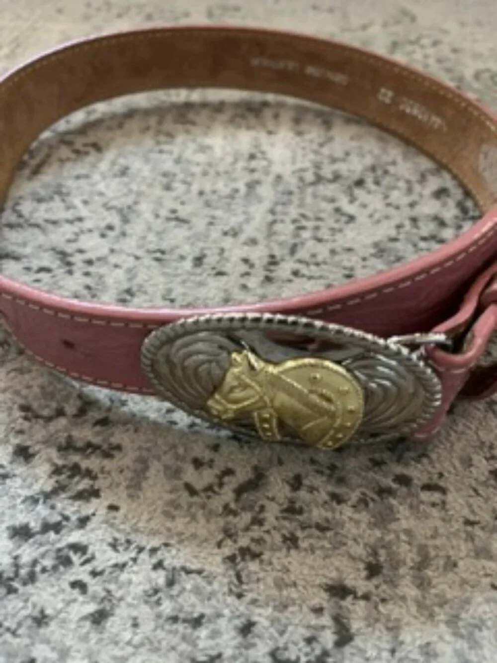 🧡3/$15 Nocona Genuine Leather Pink Belt